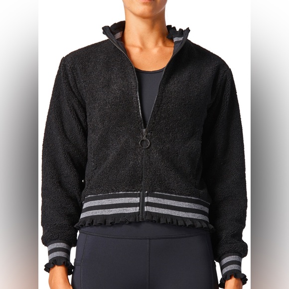 Urban Savage Pink / Black Sherpa Jacket - Picture 2 of 12